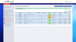 QuiXilver - Task Management and Workflows - My Tasks